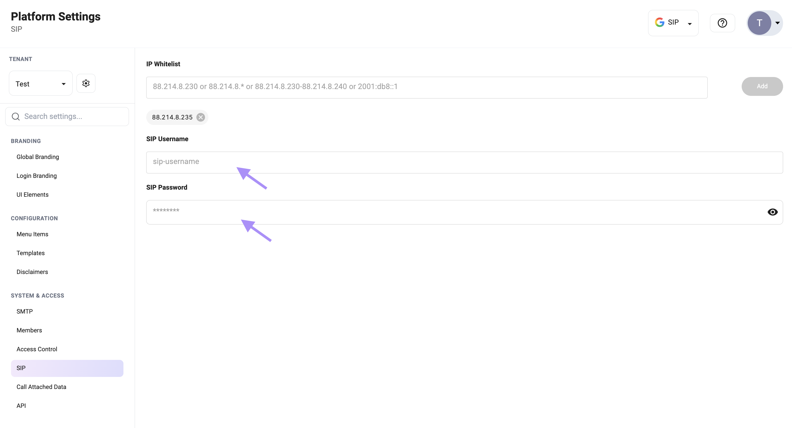 SIP Authentication